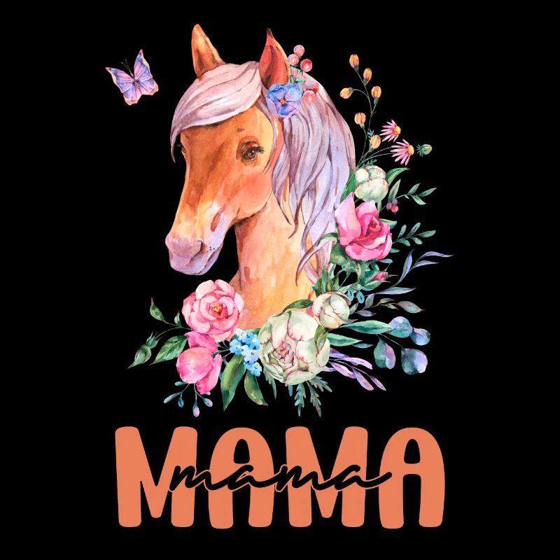 Pferd Mama Mom Mutter Muttertag Geschenkidee