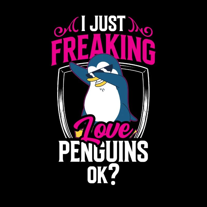 Ich Liebe Pinguine Einfach Ok Tier Pinguin Süß