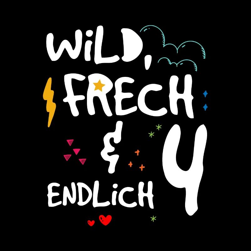 Wild Frech & endlich 4 Kindergeburtstag