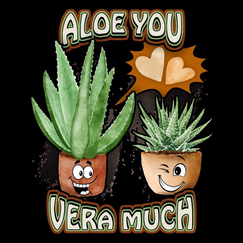 Aloe Vera, fleurs Saint-Valentin drôle jeu de mots
