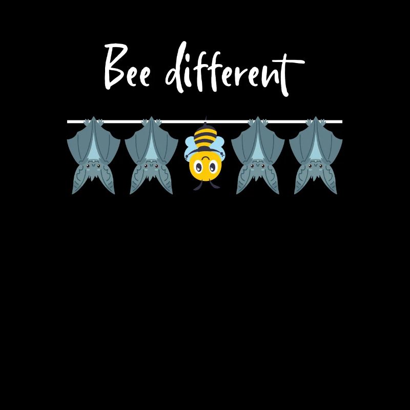 Bee Different Autism Hanging Bee With Bat Bee