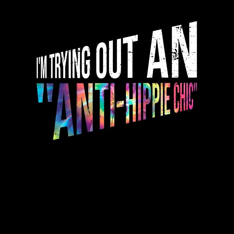 Ich probiere einen "Anti-Hippie-Chic" aus Tie Dye