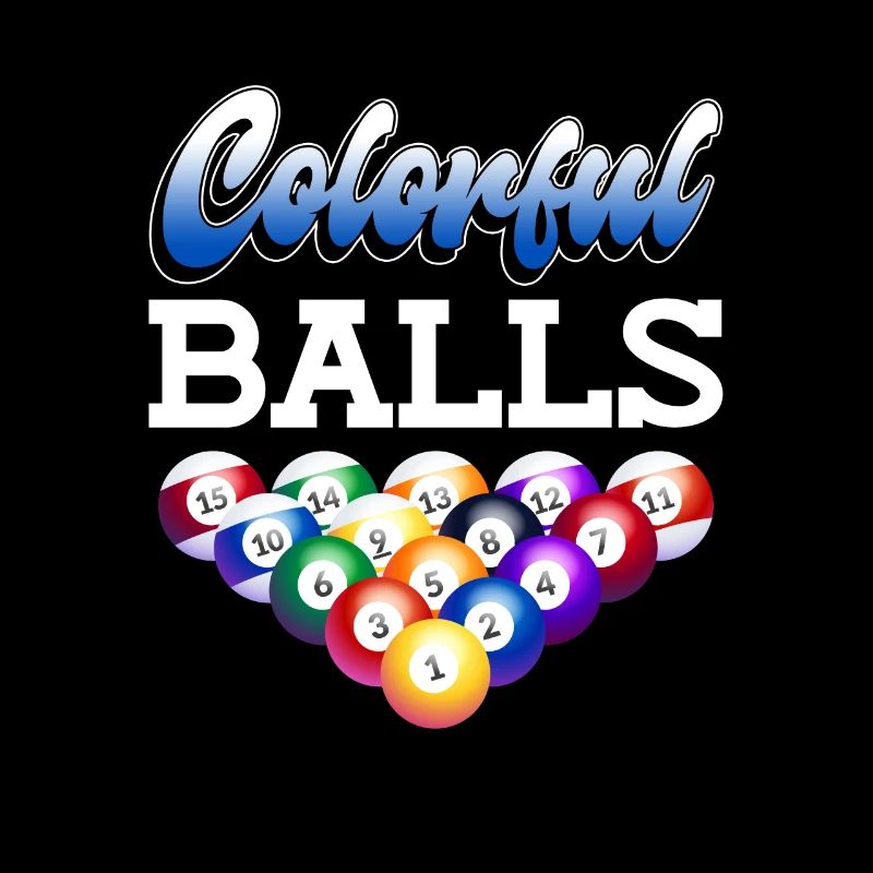 Boules colorées - Billard amusant