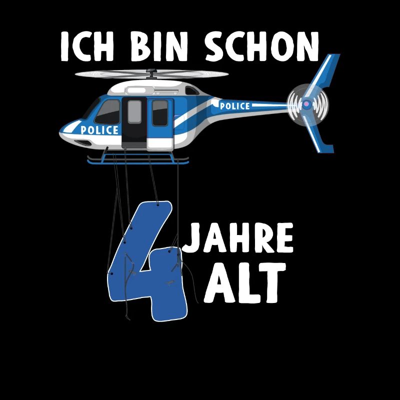 Polizei Hubschrauber 4. Geburtstag