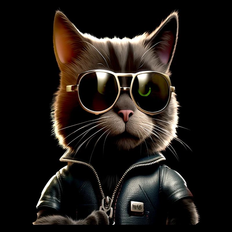 Chat Avec Lunettes de Soleil Chat Maman Chat Maman Chats