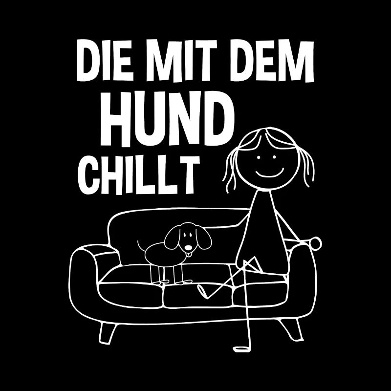 Die mit dem Hund chillt