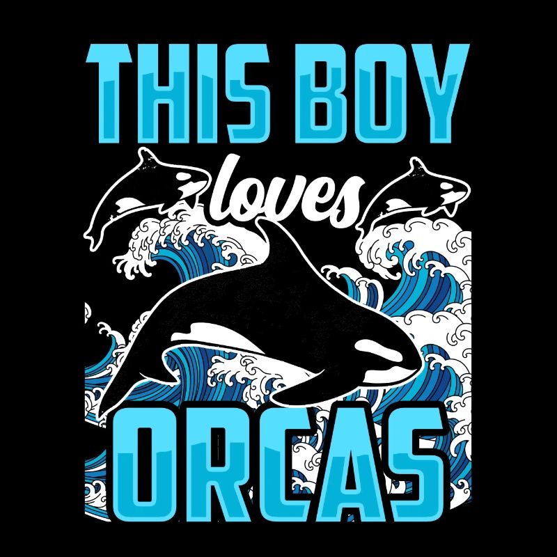 Ce garçon aime les orques Orque baleine protégeant la mer