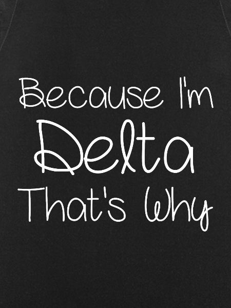 DELTA Funny Personalized Birthday
