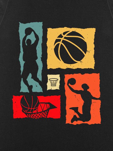 Basketball Retro Basketball Player