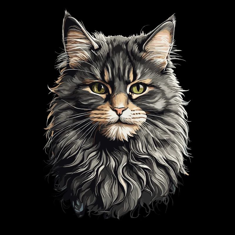 Maine Coon Cat Élégant Cat Design