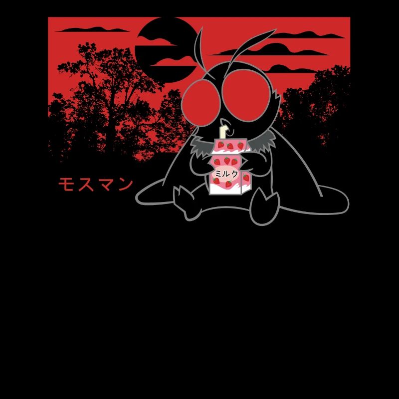Mothman Strawberry Milkshake