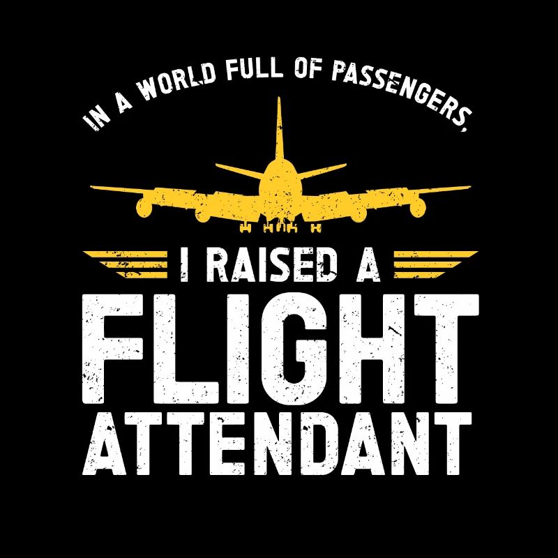 Flight Attendant Papa Stewardess Flight Attendant