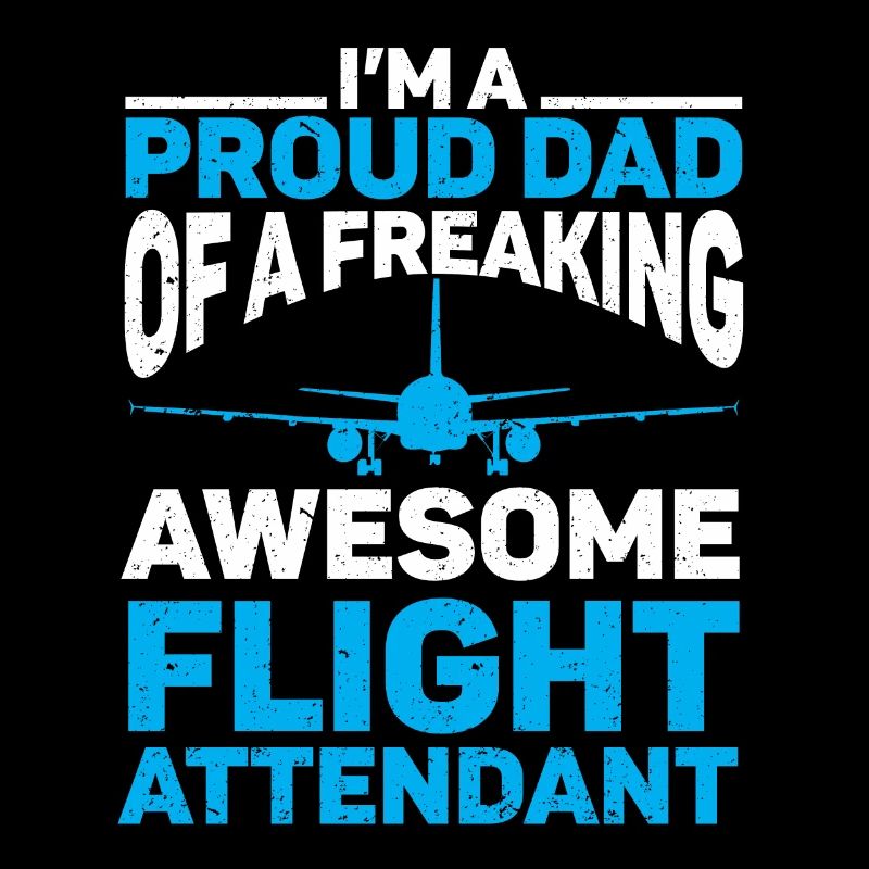 Flight Attendant Papa Stewardess Flight Attendant
