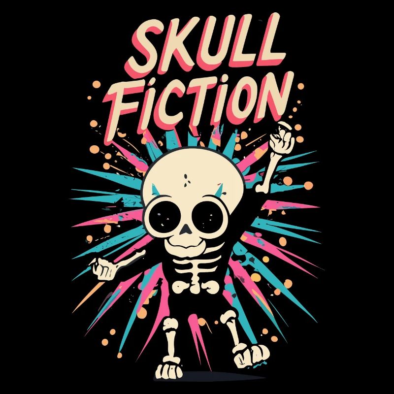 Skull Fiction Skeleton Art Pixel Art