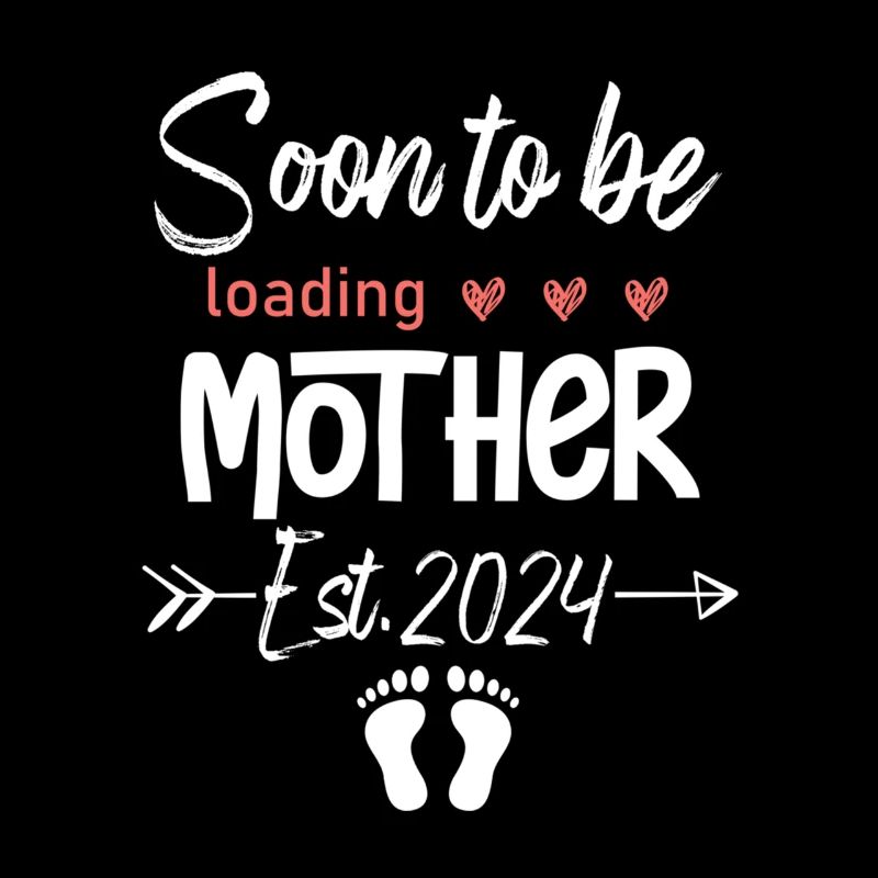 Bald Mutter werden 2024 Loading Baby Shower Family