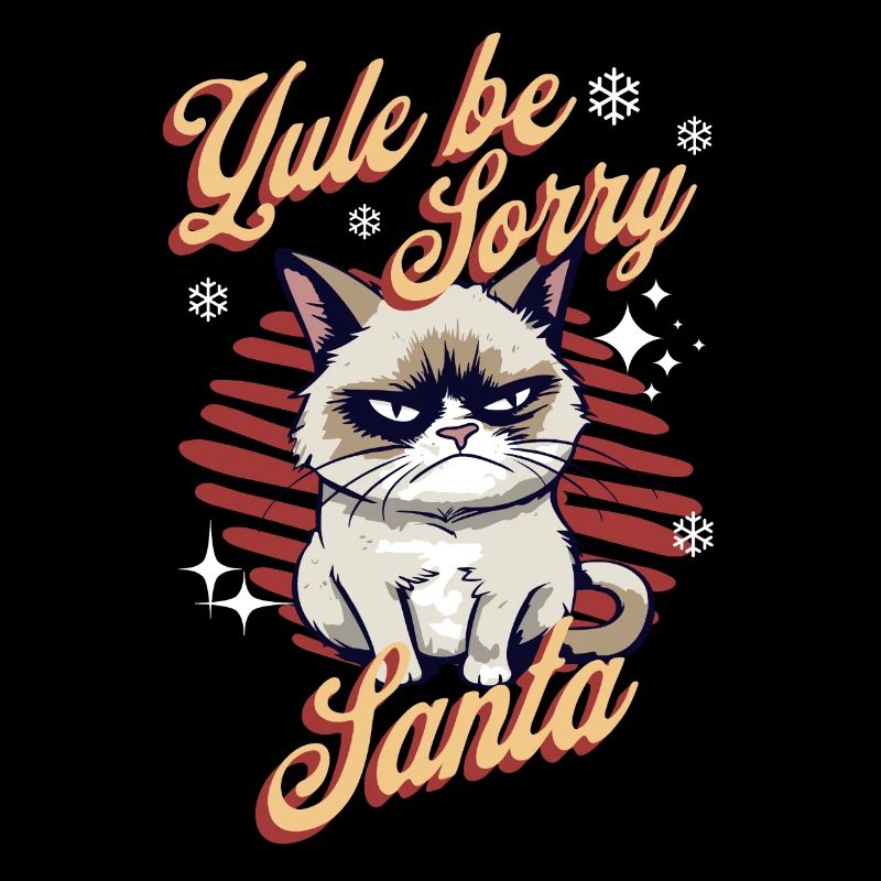Angry Cat Xmas Sarcastic Funny Cat Meme
