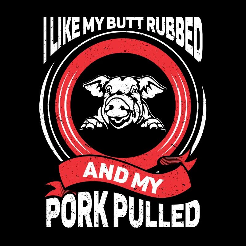 BBQ Pulled Pork Schwein Grill