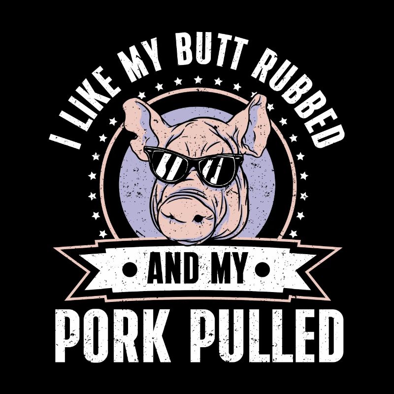 BBQ Pulled Pork Schwein Grill