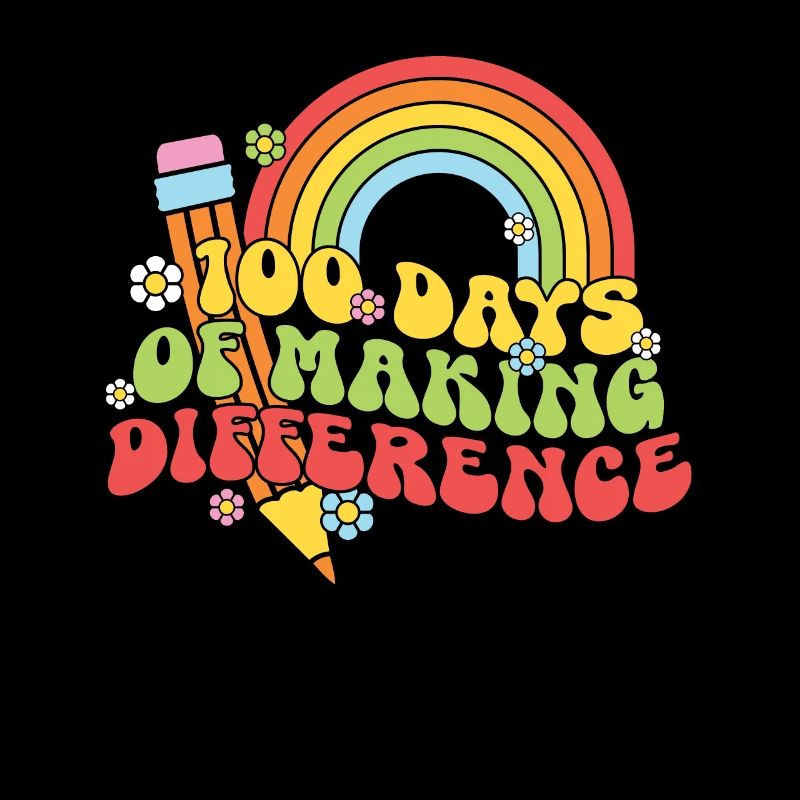 100 jours de Cray of Difference 100 jours d’école