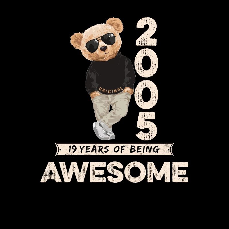 2005 Birthday Teddy Bear Being Awesome Orignal