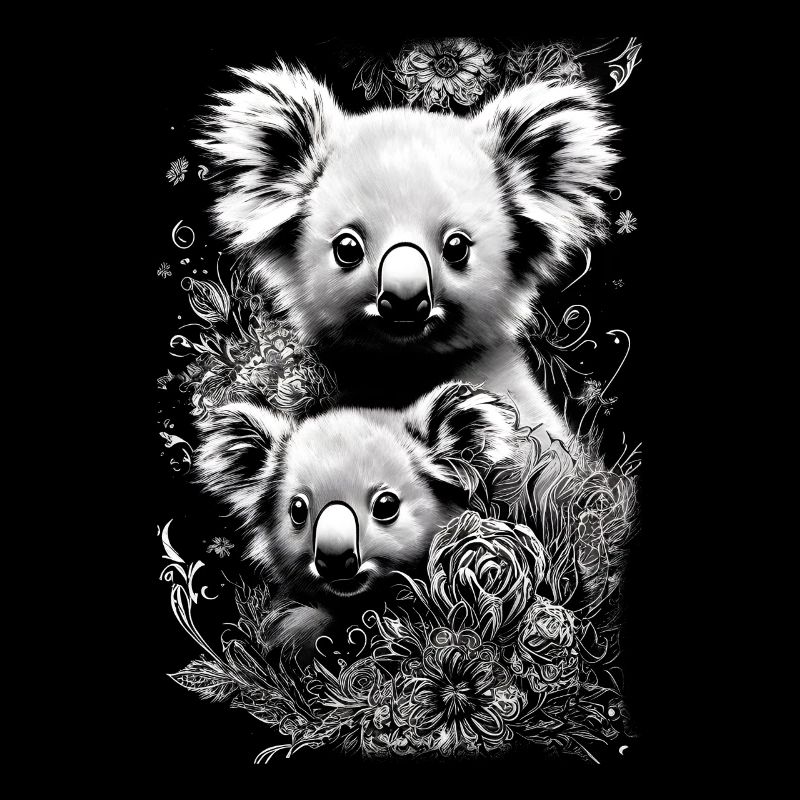Cute and adorable koala babies