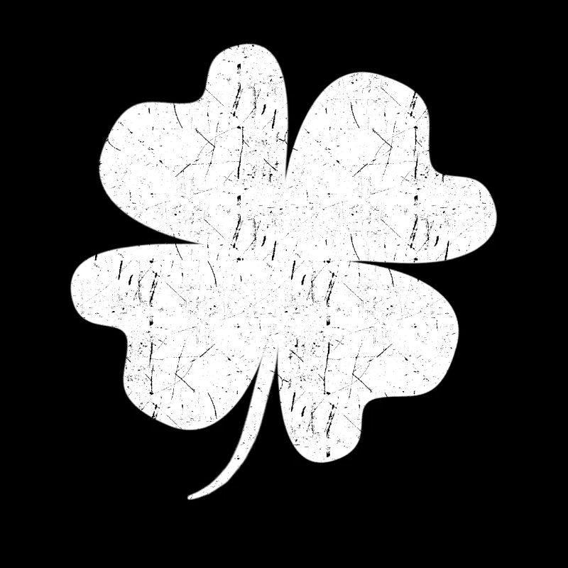 Shamrock White Lucky Charm