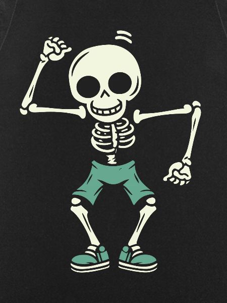 Dancing Skeleton Skull