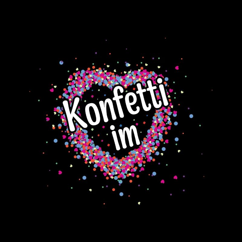 Konfetti Im Herz Fasching