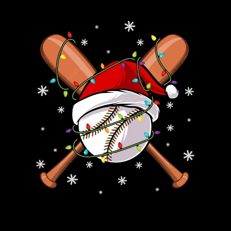 Père Noël joueur de baseball