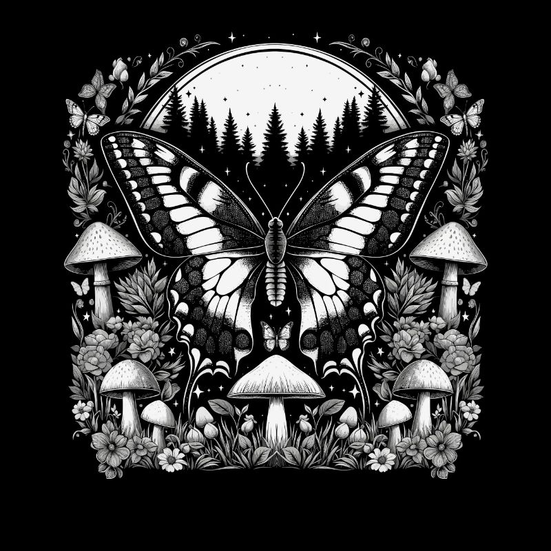 Papillon de noyau de fée