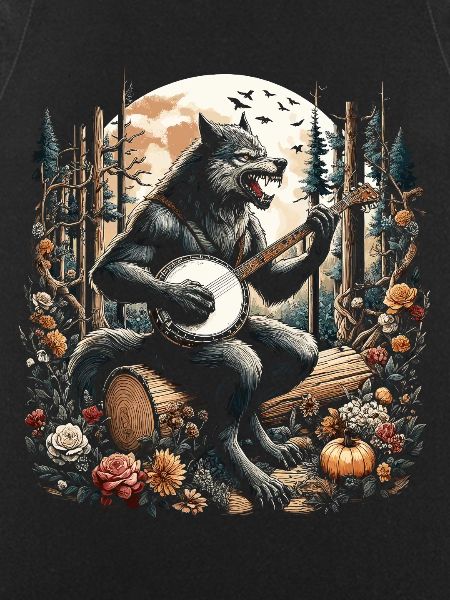 Werewolf with guitar