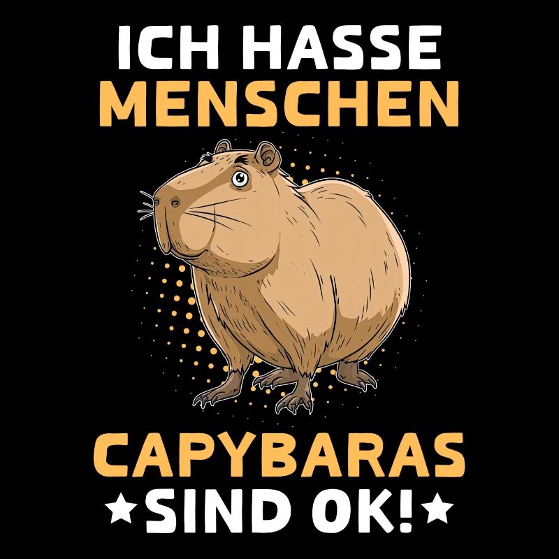 Ich Hasse Menschen Capybaras Sind Ok