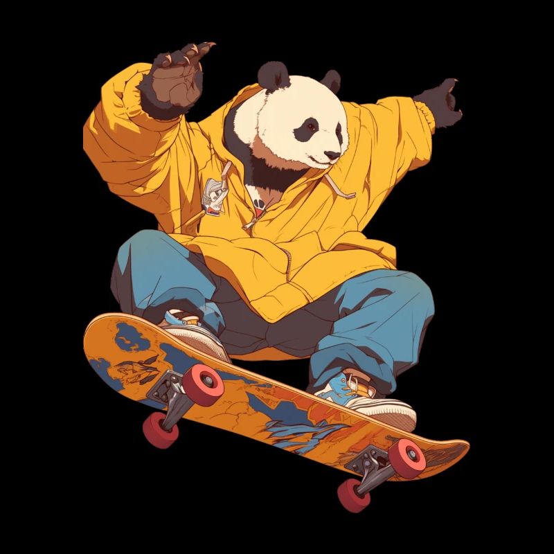 Panda Bear Skater Panda géant japonais