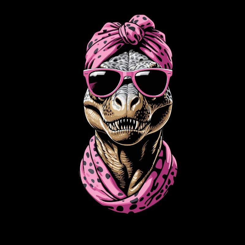 Lustige Dinosaurier Mutter Coole Dino Frau Style