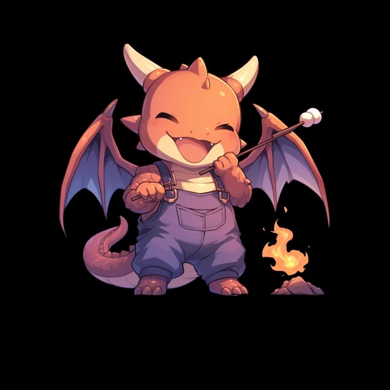 Drache Marshmallows Kawaii Drache Kinder