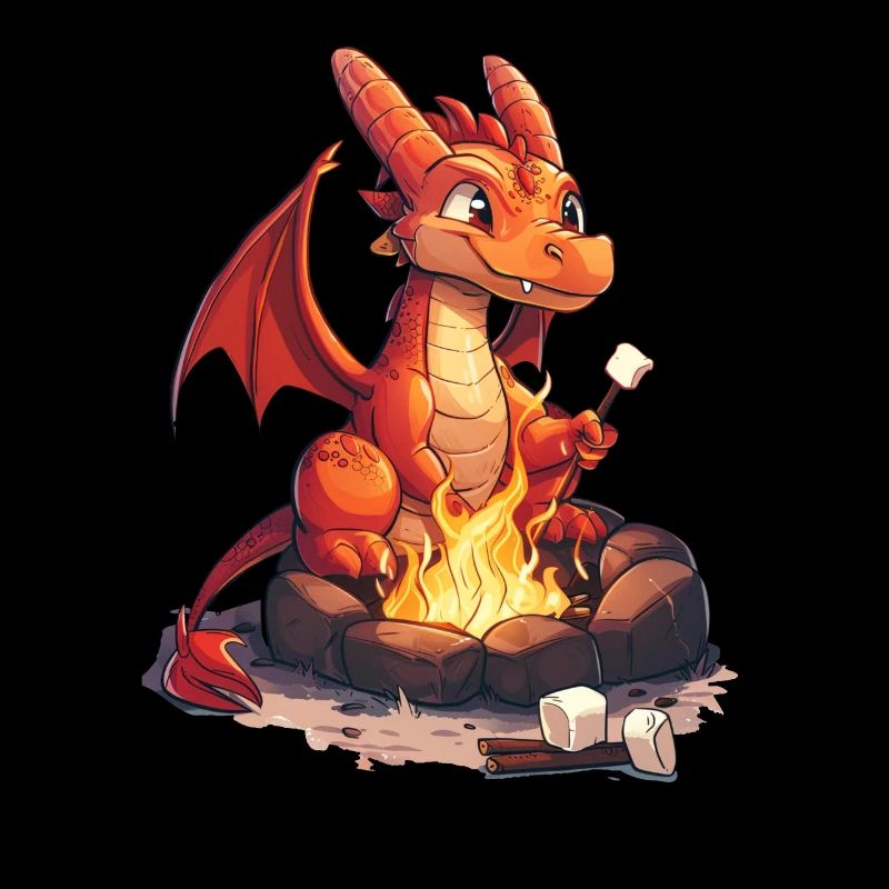 Drache Marshmallows Kawaii Drache Kinder