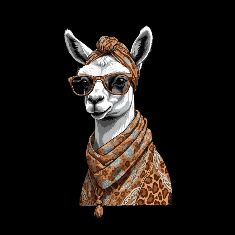 Lama Alpaca Lustiges Mutter Design