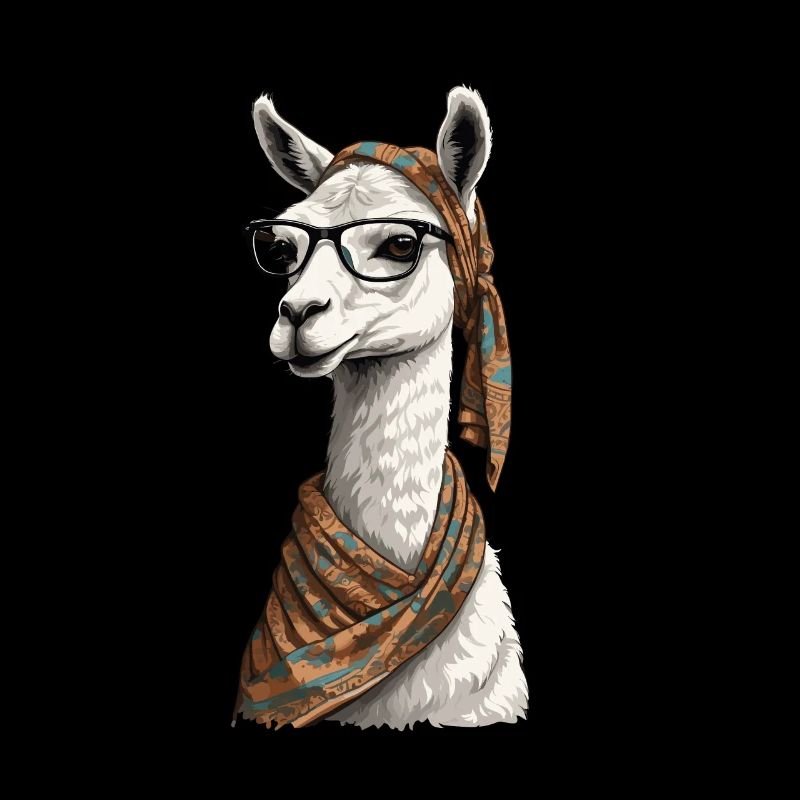 Lama aimant maman drôle Alpaga Design