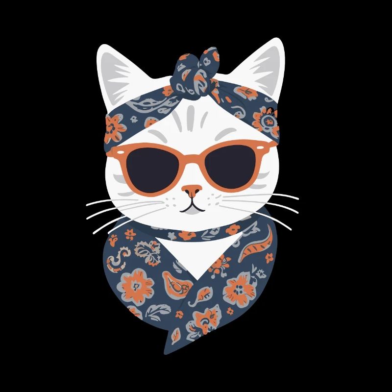 Mignon Chat Maman Cat Amant Maman Style