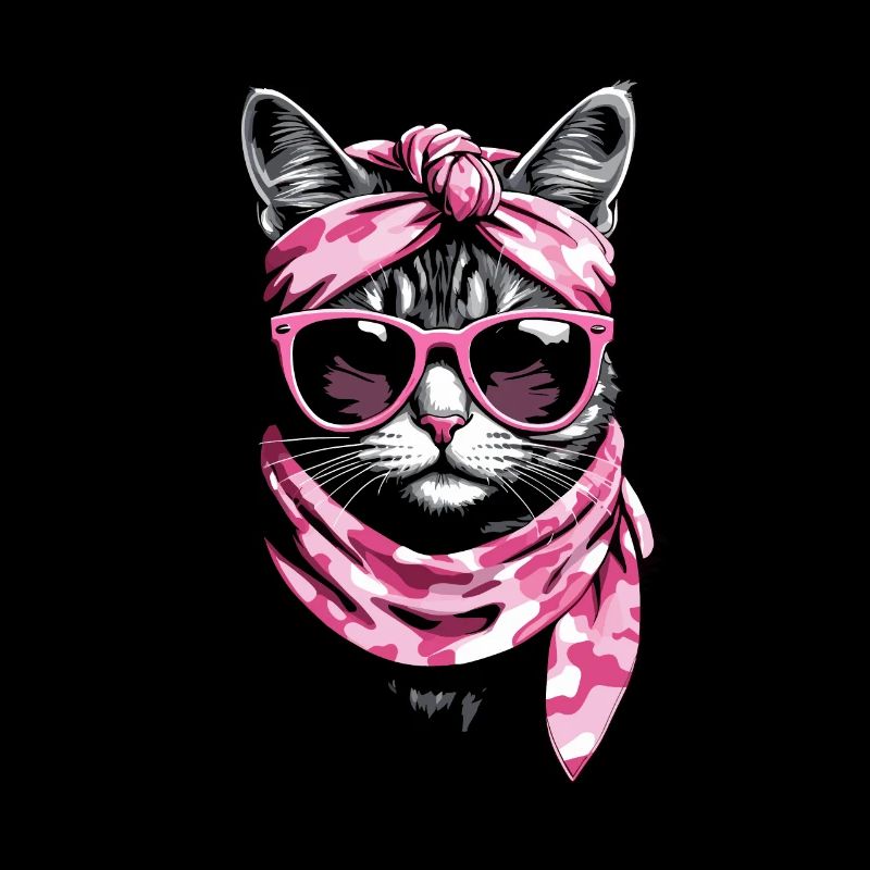 Mignonne maman chat chat maman avec style