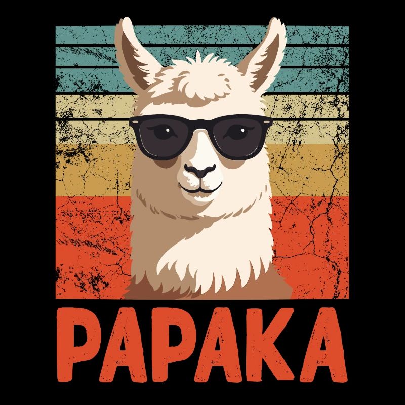Papaka Lustiger Alpaka Papa Perfekter Style