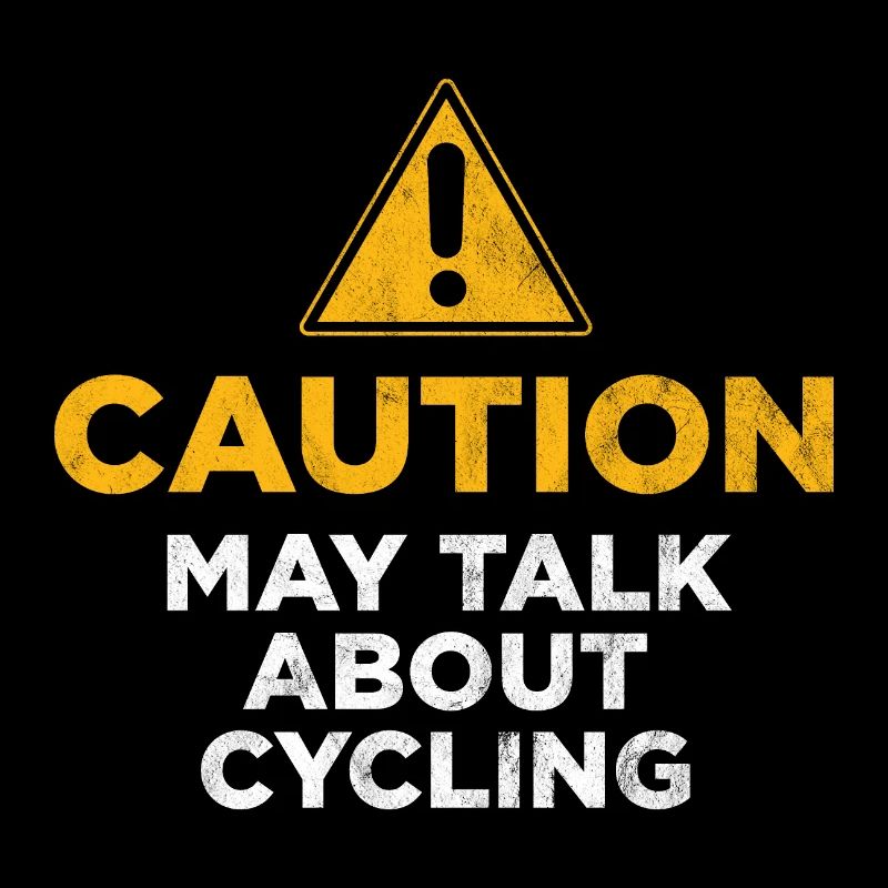 Vorsicht kann über das Radfahren sprechen
