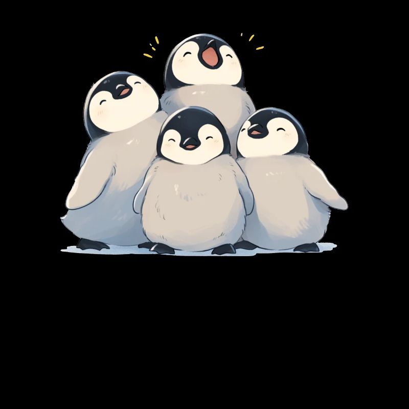 Penguin Babies Kawaii Penguin Cute