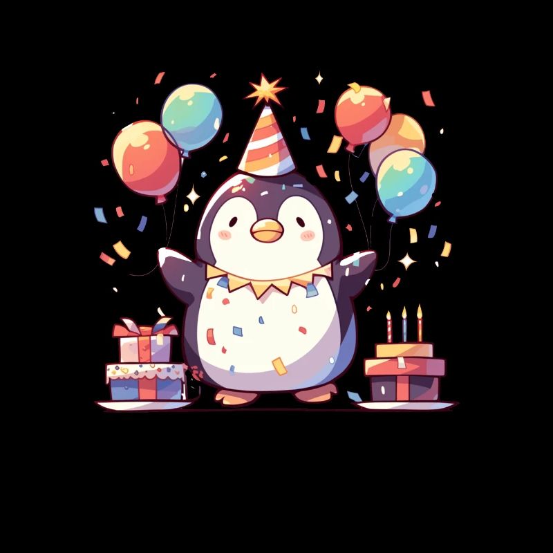 Pinguin Eisfischen Kawaii Pinguin Niedlich