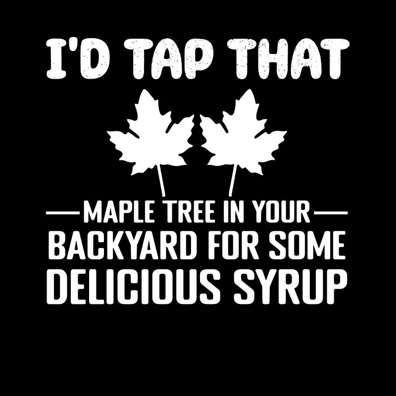 Appuyez sur cet érable Tapping Maple Tree Maple Leaf