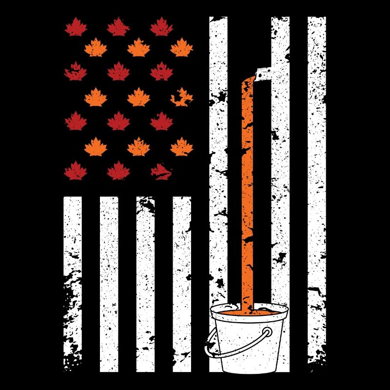 Maple Tapping Drapeau Érable Feuille d’érable