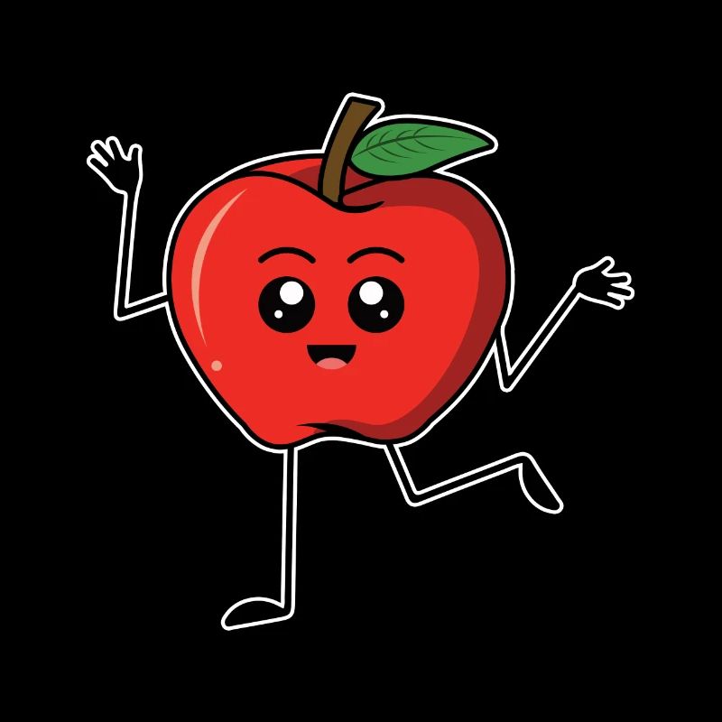 Apple Cute Kawaii Apple Butter Picker Apple