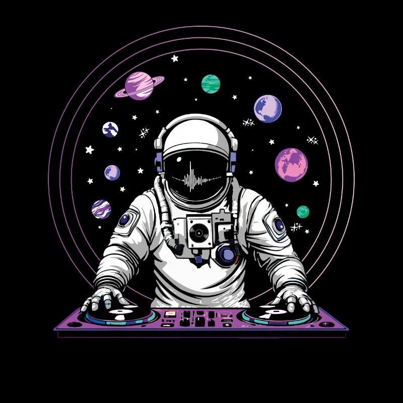 Astronaute DJ Hard Techno Dark Tekno