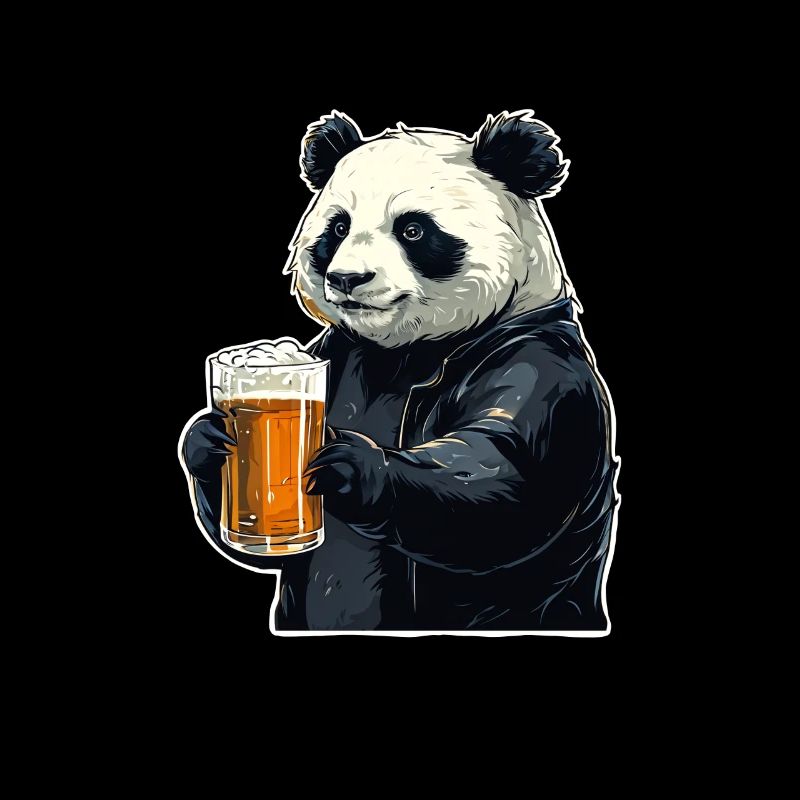 Panda Bear Panda Bière Panda Bière Panda