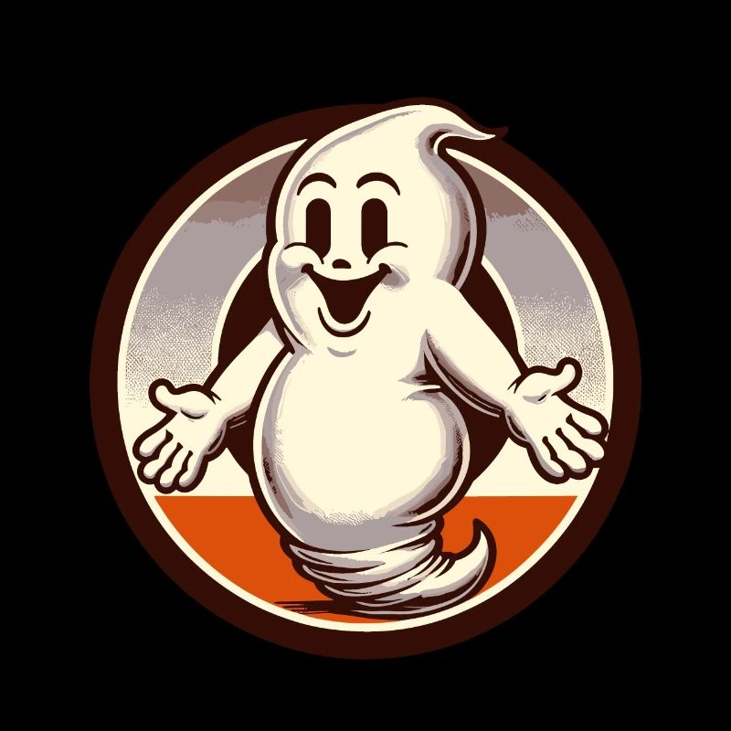 Funny Vintage Ghost Knows Nothing Halloween
